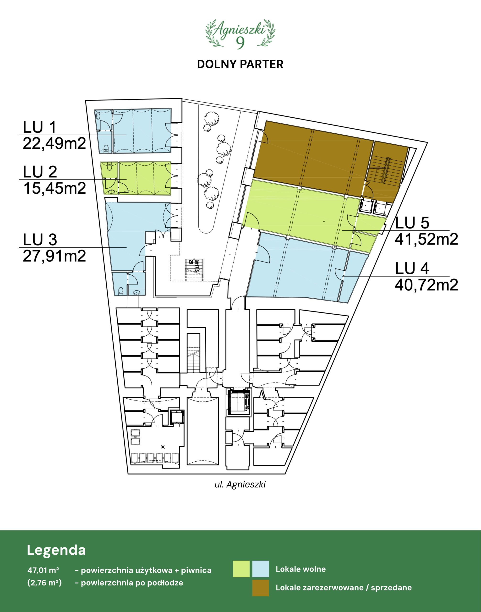 Plan piętra -1